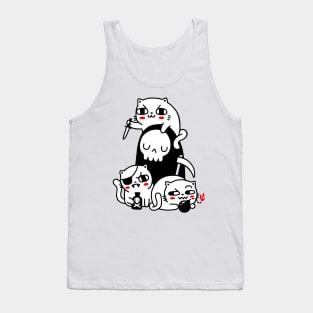 Death Is A Cat Person Tank Top